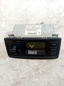 WYŚWIETLACZ RADIA TOYOTA YARIS 1