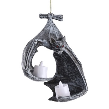 2pcs Resin Bat Wall Tealight Holder For Halloween