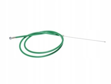 LINKA HAMULCA PRZÓD Z PANCERZEM ZIELONA