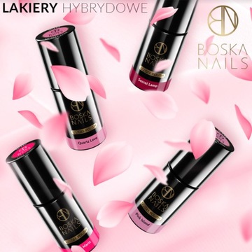Лак для ногтей Boska Nails Черный с частицами 6мл 375 BFlash Dark