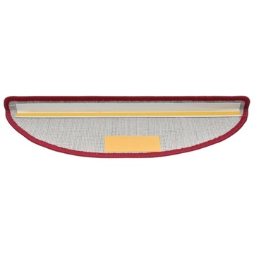 vidaXL Чехлы для лестниц 15 шт. 56 x 17 x 3 см бордовые