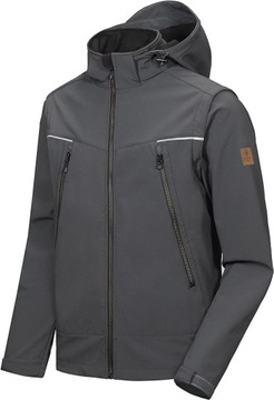 Męska wodoodporna kurtka softshell odpinanym rękawami i kapturem roz.XL S16