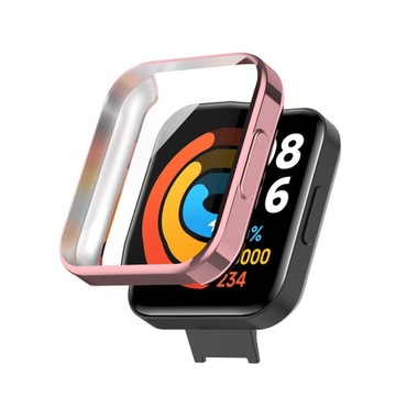 ETUI SILIKON DO XIAOMI REDMI WATCH 2 LITE RÓŻOWE