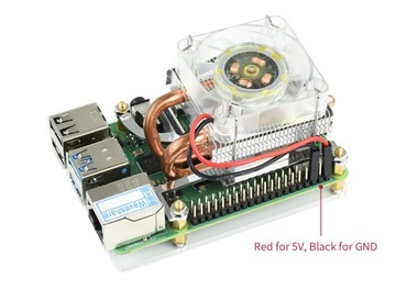 Радиатор Raspberry Pi 4 и 3, низкий уровень ICE Tower