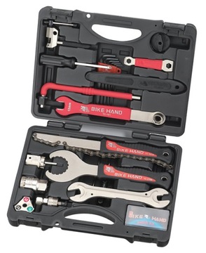 Zestaw narzędzi rowerowych Bike Hand YC-728 w walizce