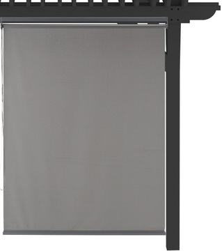 РОЛЬСТАВНИ ДЛЯ САДОВОЙ ПЕРГОЛЫ ДЛЯ БАЛКОНА-ТЕРРАСЫ, СЕРАЯ 120Х225