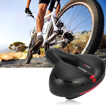 ГЕЛЕВОЕ ВЕЛОСИПЕДНОЕ СЕДЛО, ШИРОКОЕ, МЯГКОЕ, КОМФОРТНОЕ, С ВЕЛОСИПЕДОМ LIGHT BIKE