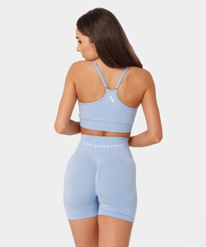 SZORTY SPODENKI PUSH UP BŁĘKITNE FITNESS - S