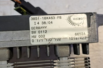 CHLADIČ ELEKTRICKÉ RADIÁTORU VOLVO V50 (MW) 3M5118K463FB 2.0L DIESEL