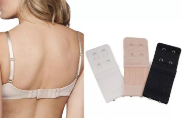 ЗАСТЕЖКА ДЛЯ БЮСТГАЛЬТЕРА С КРЮЧКОМ - ЧЕРНЫЙ