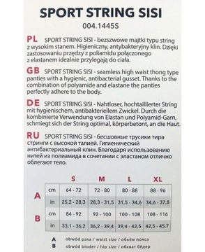 GATTA Трусики SP.String Sisi L/Черный