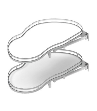 Угловой Optima Ergo 900 угловой полки закон почки белый хромий новый