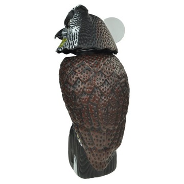 ОТПУСКАТЕЛЬ ПТИЦ МЫШЬ СОВА СО ЗВУКОМ с датчиком движения ДВИЖУЩАЯСЯ ГОЛОВКА