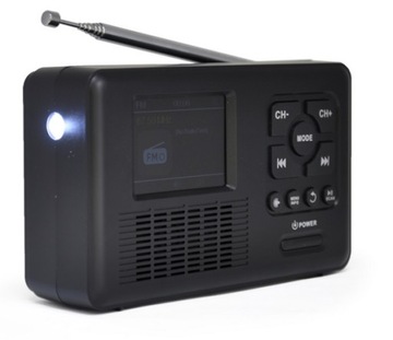 Солнечное кемпинговое радио DAB / FM / BT / USB-фонарик