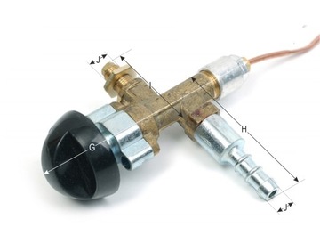 ZAWÓR DO TABORETÓW GAZOWYCH AF014P