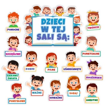 DEKORACJA NA DRZWI - DZIECI - SZKOŁA PRZEDSZKOLE