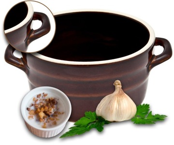 GARNEK CERAMICZNY BECZKA KAMIONKA NA SMALEC DO KISZENIA CERAMIKA 0,3L