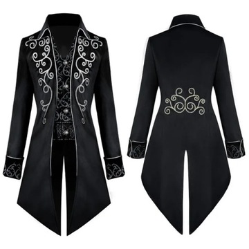 Medieval Tuxedo Steampunk Vintage Victorian Long S