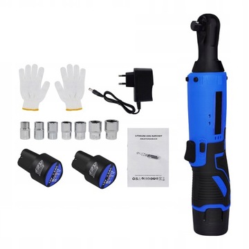 АККУМУЛЯТОРНЫЙ КЛЮЧ С ТРЕЩОТКОЙ 3/8 40 Нм + 2 АККУМУЛЯТОРА