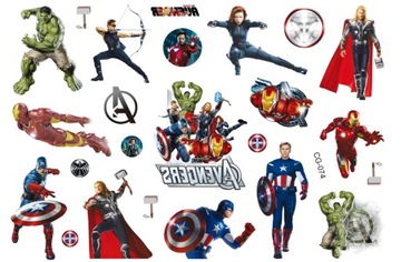 Tatuaże zmywalne dla dzieci AVENGERS CG074