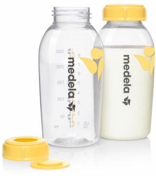 Контейнер для еды MEDELA BOTTLES MILK FOOD 250мл 2 шт.