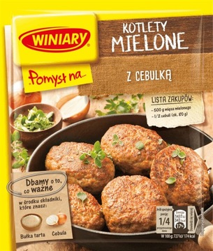 WINIARY POMYSŁ NA KOTLETY MIELONE Z CEBULKĄ