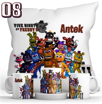 НАБОР ПЯТЬ НОЧЕЙ У ФРЕДДИ: КРУЖКА + ПОДУШКИ