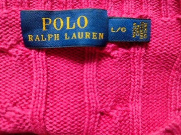 RALPH LAUREN SWETER warkocze L- 40