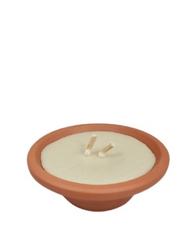 Znicz OTWARTY GLINIANY zalewany CERAMICZNY mały