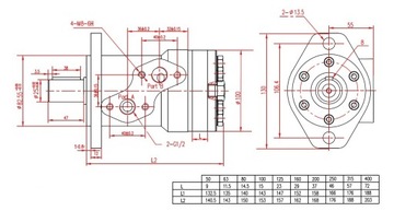 Гидромотор BM2 160 BMR OMR SMR