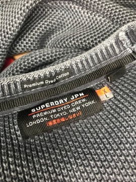 Sweter meski SUPERDRY JPN y2k 2000s premium XL