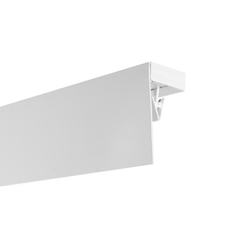 KARNISZ 1 TOROWY 400 z osłoną szerokości 9 cm PCV