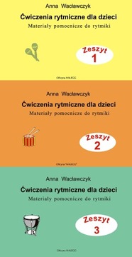 Ćwiczenia rytmiczne dla dzieci 1,2,3 klasa Komplet