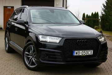 Audi Q7 II SUV 3.0 TDI 272KM 2016 Audi Q7 3.0 TDI 272KM Quattro S-Line Salon PL Bezwypadkowy Serwis Piekne A, zdjęcie 3