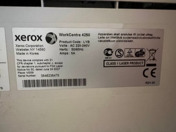 Копировальный аппарат Xerox WorkCentre 4250 Читать описание