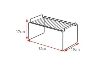 БЕЛАЯ МЕТАЛЛИЧЕСКАЯ ПОЛКА ДЛЯ ХРАНЕНИЯ
