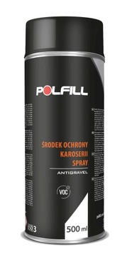 Polfill - Środek ochrony karoserii Spray czarny 500ml