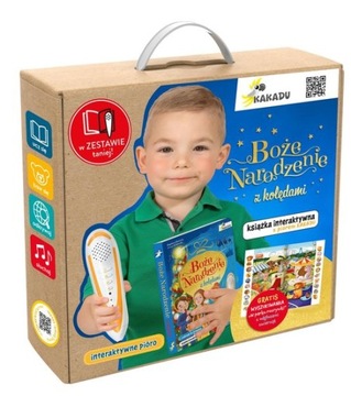 Książka Boże Narodzenie z kolędami z piórem KAKADU