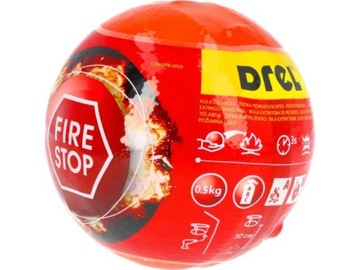 ШАРОВЫЙ ПОРОШОК ДЛЯ ТУШЕНИЯ ОГНЕТУШИТЕЛЬ A B C АВТОМОБИЛЬНЫЙ 0,5 КГ