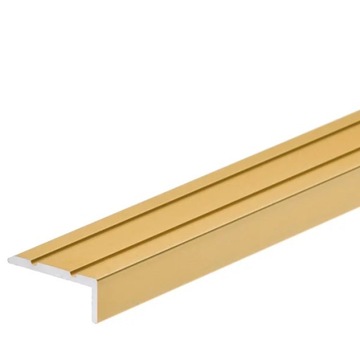 Profil schodowy narożny CEZAR 25x10mm 1,35m Złoty
