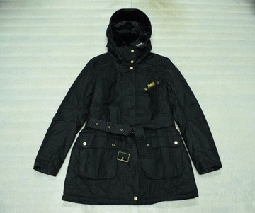 BARBOUR INTERNATIONAL CHARADE WAX Kurtka Parka Damska Ocieplana 40