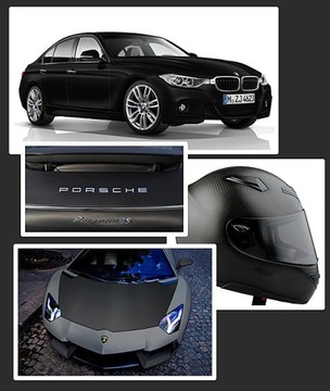 ОКЕРПКА АВТОМОБИЛЯ CARBON 3D МАТОВЫЙ ШПОН 1,27м х 2м