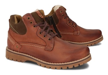 МУЖСКАЯ УТЕПЛЕННАЯ ОБУВЬ ИЗ КОЖИ 885 RUDY 41