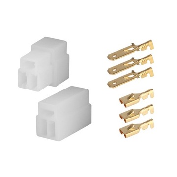 KOSTKA ZŁĄCZE GNIAZDO WTYK KONEKTOR 3 PIN 3 KROTNA