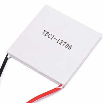 Ogniwo Peltiera TEC1-12706 chłodzenie lodówki 40x40mm 12V 60W 6A