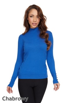 062_ M/L _CLASSIC ЖЕНСКИЙ ДЖЕМПЕР С ПОЛУТЮЛЕТОМ