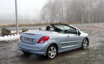 Peugeot 207 CC 1.6 VTi 120KM 2010 Peugeot 207 CC 1.6 120KM Kabriolet Zarejestrowany Klima Grzane fotele 1.6, zdjęcie 6