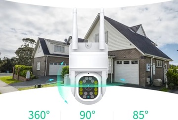 Bezprzewodowa kamera obrotowa IP 360 WiFi Smart Home HD EDUP nagrywanie