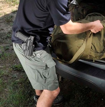 SPODENKI KRÓTKIE MESKIE BÓJOWKI HELIKON UTS 8.5 SZORTY WOJSKOWE CZARNE 3XL