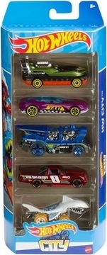 HOT WHEELS PIĘCIOPAK ZESTAW PREZENTOWY 5SZT